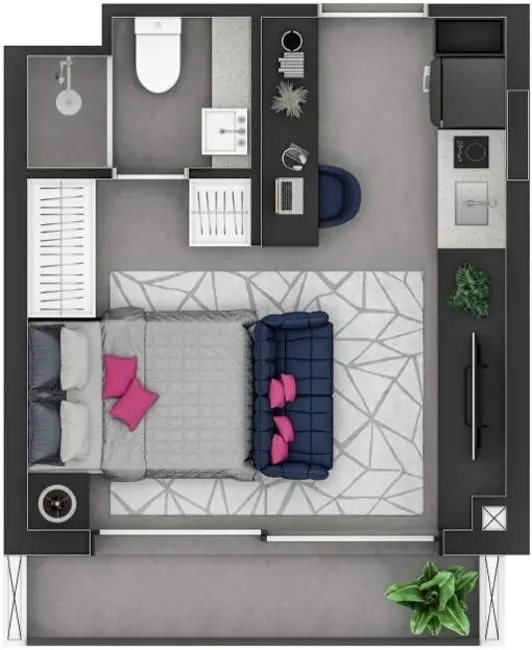 Foto 9 de Kitnet à venda, 21m2 em Floresta, Porto Alegre - RS