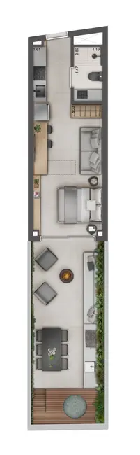 Foto 9 de Apartamento com 1 quarto à venda, 49m2 em Três Figueiras, Porto Alegre - RS