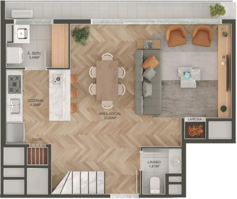 Foto 9 de Apartamento com 1 quarto à venda, 61m2 em Tristeza, Porto Alegre - RS