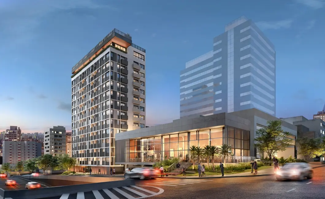 Foto 2 de Apartamento com 1 quarto à venda, 24m2 em Boa Vista, Porto Alegre - RS