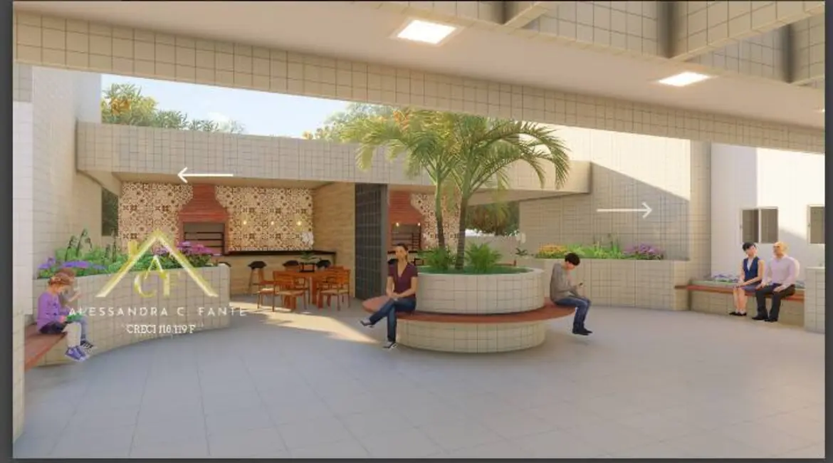 Foto 2 de Apartamento com 2 quartos à venda, 75m2 em Centro, Mongagua - SP