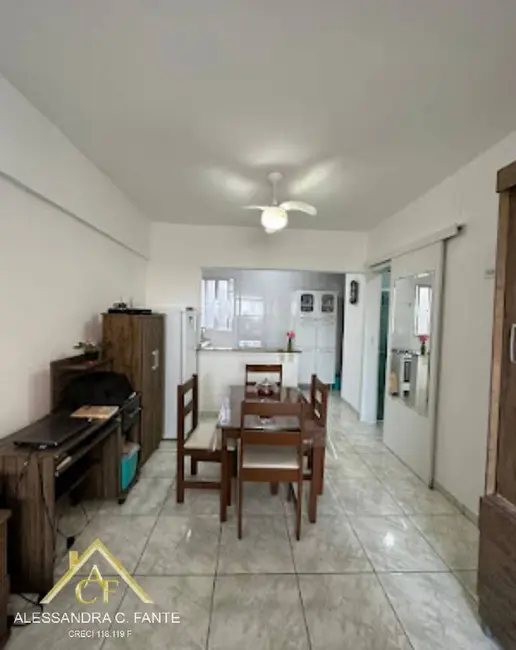 Foto 1 de Kitnet com 1 quarto à venda, 33m2 em Mirim, Praia Grande - SP