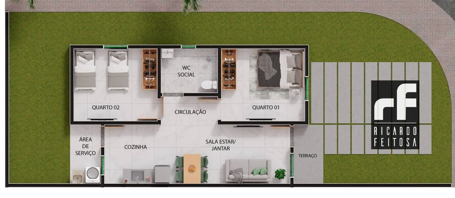 Foto 4 de Casa com 2 quartos à venda em Canafístula, Arapiraca - AL