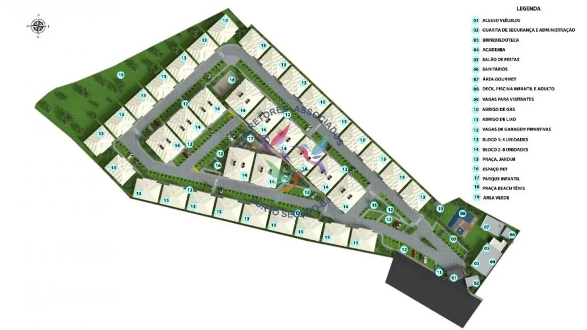 Foto 3 de Apartamento com 3 quartos à venda, 78m2 em Porto Seguro - BA