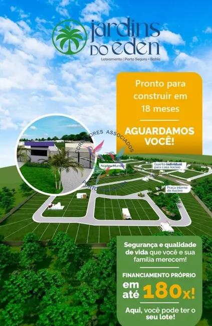 Foto 1 de Terreno / Lote à venda, 250m2 em Porto Seguro - BA