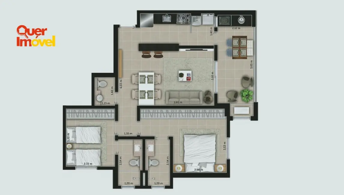 Apartamento com 2 quartos à venda, 82m2 em Jardim Califórnia, Ribeirao Preto - SP - imagem 8 Foto 8 de Apartamento com 2 quartos à venda, 82m2 em Jardim Califórnia, Ribeirao Preto - SP