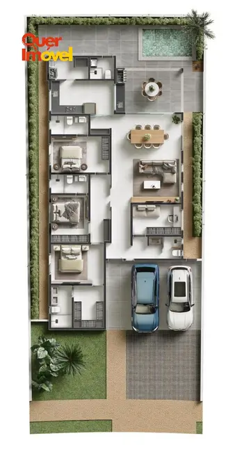 Foto 9 de Casa de Condomínio com 3 quartos à venda, 204m2 em Ribeirao Preto - SP