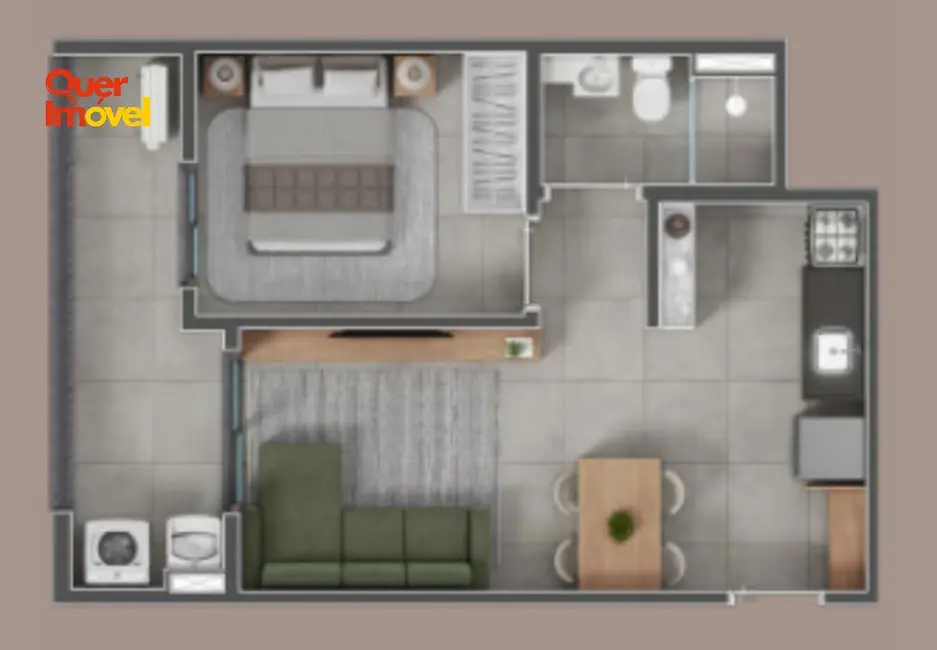 Apartamento com 1 quarto à venda, 43m2 em Jardim Sumaré, Ribeirao Preto - SP - imagem 3 Foto 3 de Apartamento com 1 quarto à venda, 43m2 em Jardim Sumaré, Ribeirao Preto - SP