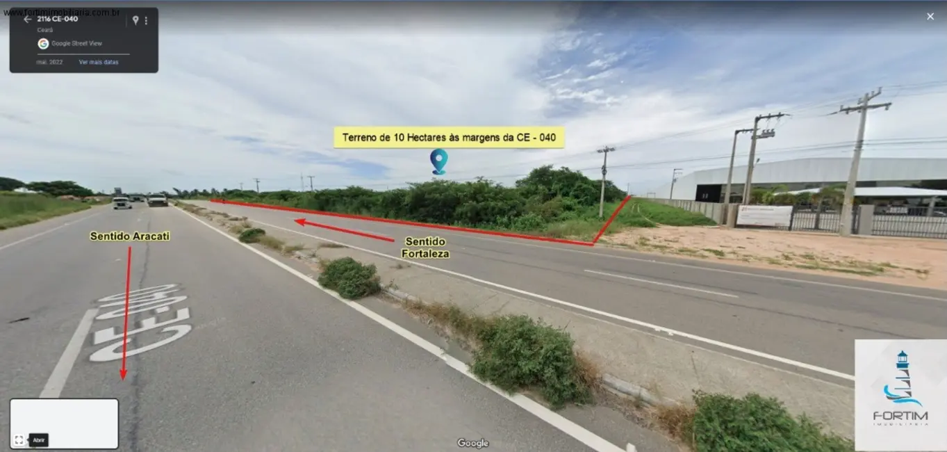 Foto 3 de Terreno / Lote à venda, 100000m2 em Fortim - CE