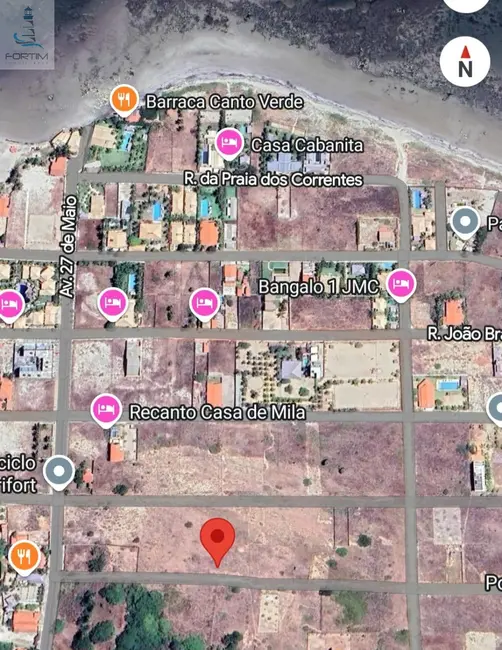Foto 1 de Terreno / Lote à venda, 396m2 em Fortim - CE