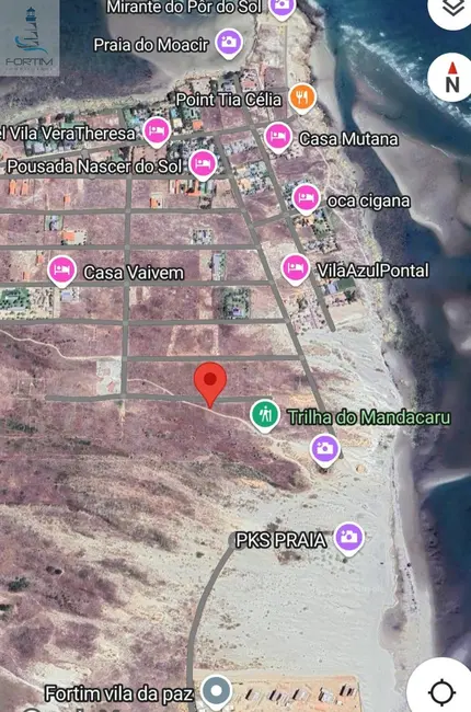 Foto 2 de Terreno / Lote à venda, 792m2 em Fortim - CE