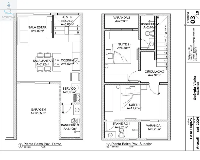 Foto 8 de Casa com 2 quartos à venda, 85m2 em Centro, Aracati - CE