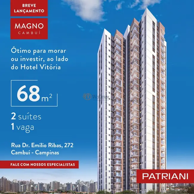 Apartamento com 2 quartos à venda, 68m2 em Cambuí, Campinas - SP - imagem 5 Foto 5 de Apartamento com 2 quartos à venda, 68m2 em Cambuí, Campinas - SP