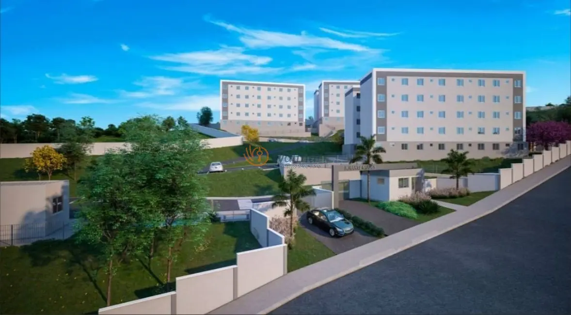 Foto 1 de Apartamento com 2 quartos para alugar, 49m2 em Ipanema, Barbacena - MG