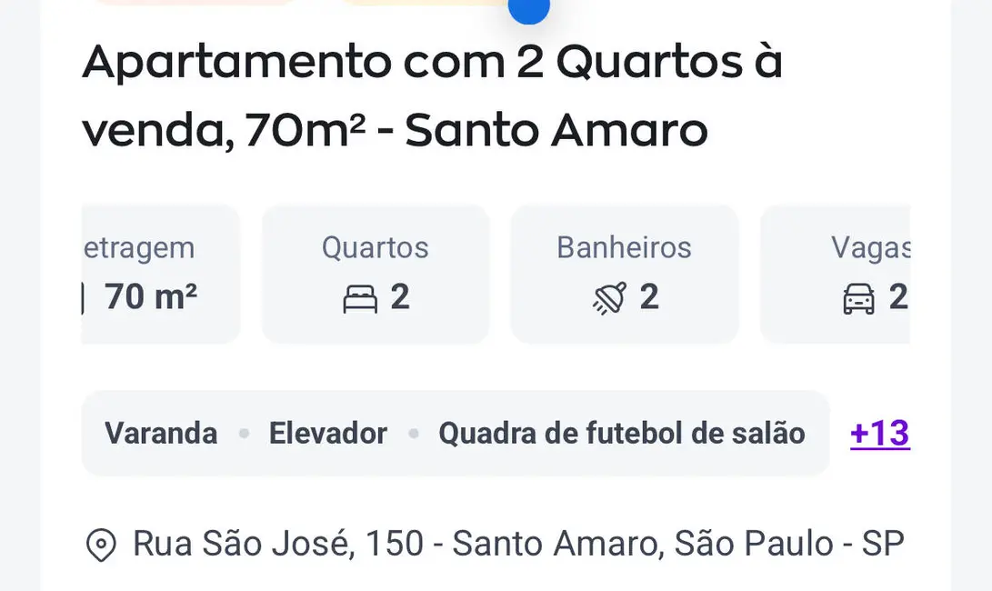Foto 5 de Apartamento com 2 quartos à venda, 70m2 em Santo Amaro, São Paulo - SP