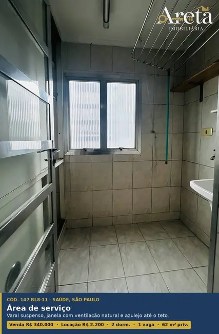Apartamento com 2 quartos à venda e para alugar, 62m2 em Saúde, São Paulo - SP - imagem 2 Foto 2 de Apartamento com 2 quartos à venda e para alugar, 62m2 em Saúde, São Paulo - SP