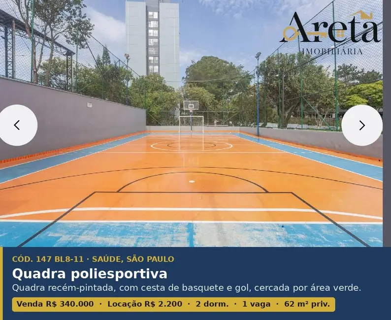 Apartamento com 2 quartos à venda e para alugar, 62m2 em Saúde, São Paulo - SP - imagem 4 Foto 4 de Apartamento com 2 quartos à venda e para alugar, 62m2 em Saúde, São Paulo - SP