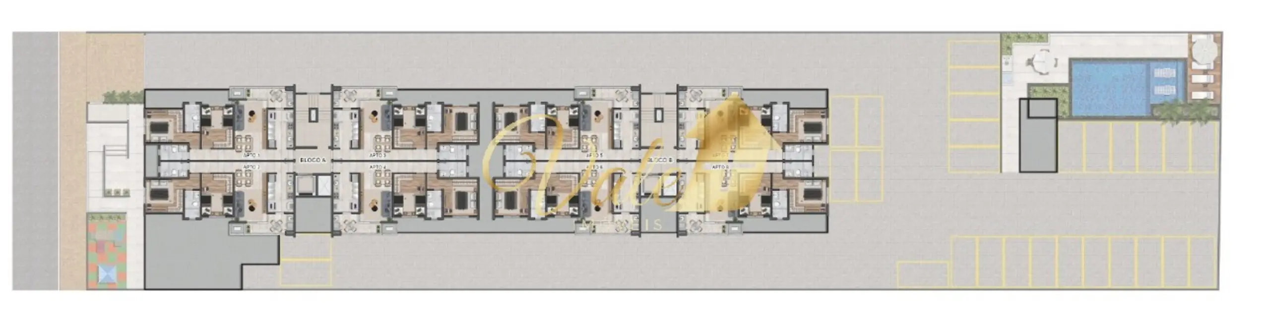 Foto 5 de Apartamento com 2 quartos à venda, 71m2 em Parque das Nações, Pindamonhangaba - SP