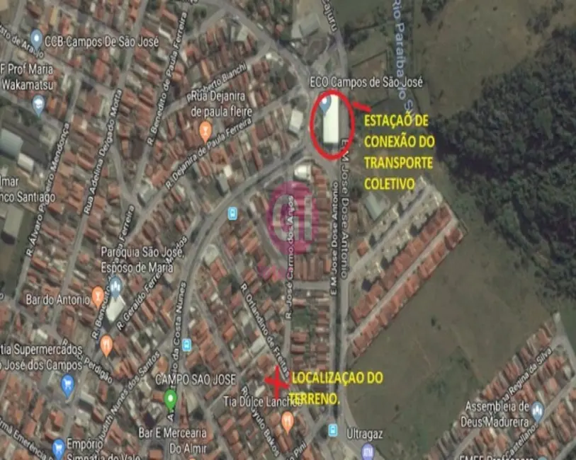 Foto 2 de Terreno / Lote à venda, 600m2 em Sao Jose Dos Campos - SP