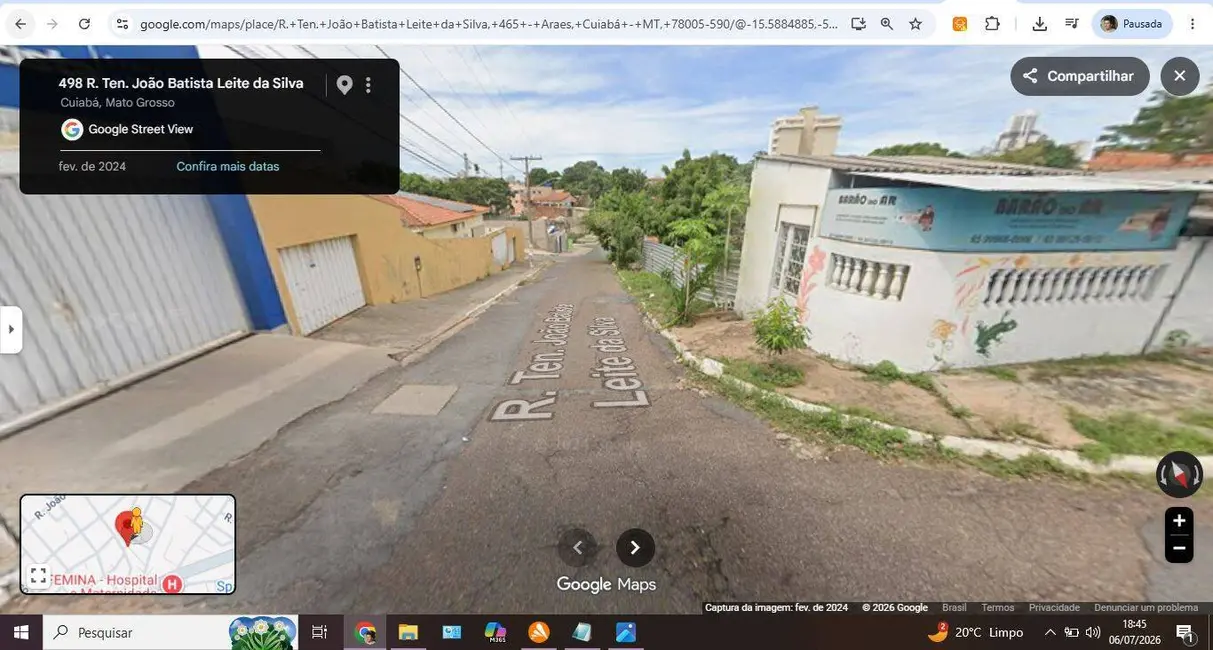 Foto 6 de Terreno / Lote à venda, 823m2 em Araés, Cuiaba - MT