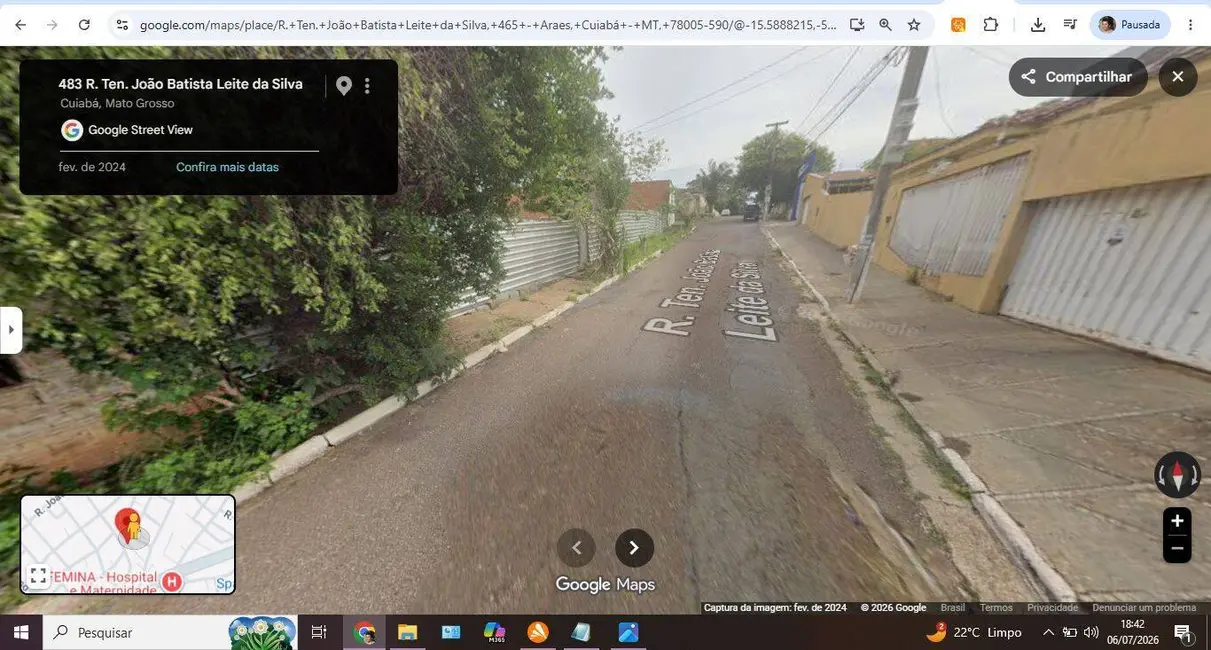 Foto 5 de Terreno / Lote à venda, 823m2 em Araés, Cuiaba - MT