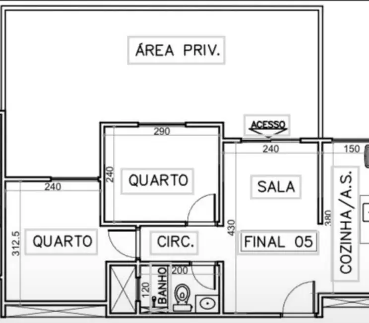 Foto 7 de Apartamento com 2 quartos à venda e para alugar, 55m2 em Ribeirão do Lipa, Cuiaba - MT