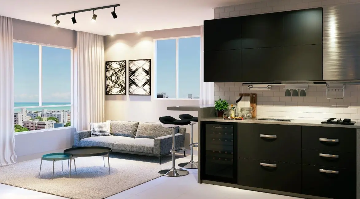 Foto 2 de Apartamento com 2 quartos à venda, 54m2 em Bessa, Joao Pessoa - PB