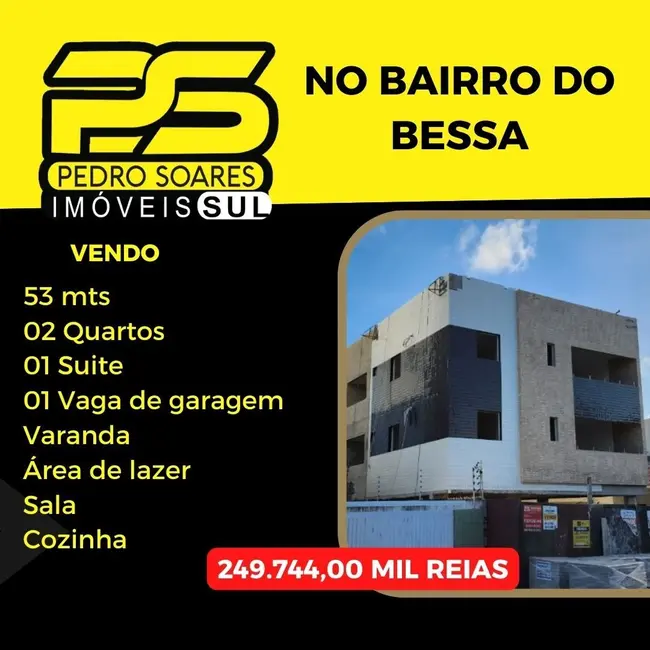 Foto 1 de Apartamento com 2 quartos à venda, 53m2 em Bessa, Joao Pessoa - PB