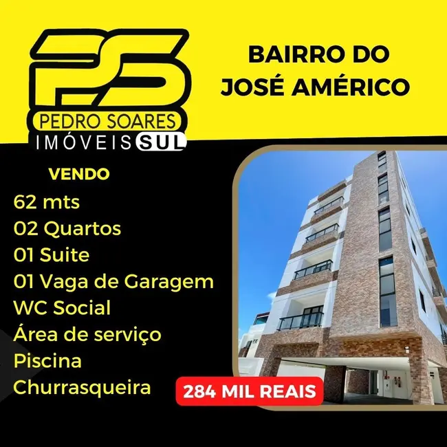 Foto 1 de Apartamento com 2 quartos à venda, 62m2 em José Américo de Almeida, Joao Pessoa - PB