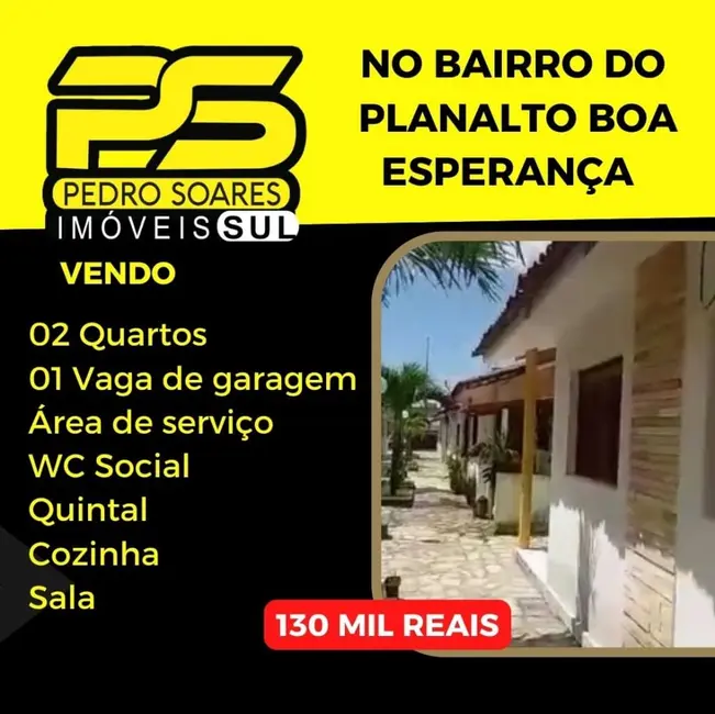 Foto 1 de Casa com 2 quartos à venda, 75m2 em Planalto Boa Esperança, Joao Pessoa - PB