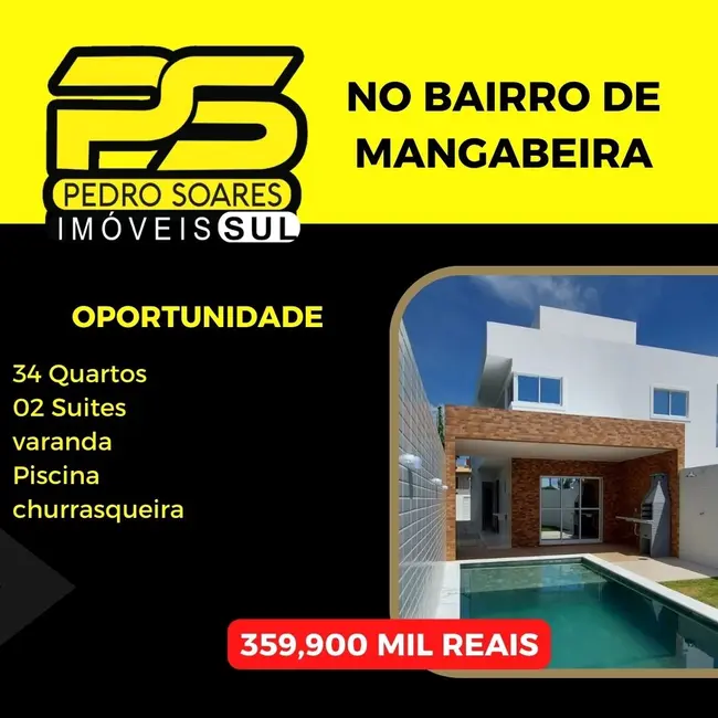 Foto 1 de Casa com 3 quartos à venda, 600m2 em Mangabeira, Joao Pessoa - PB