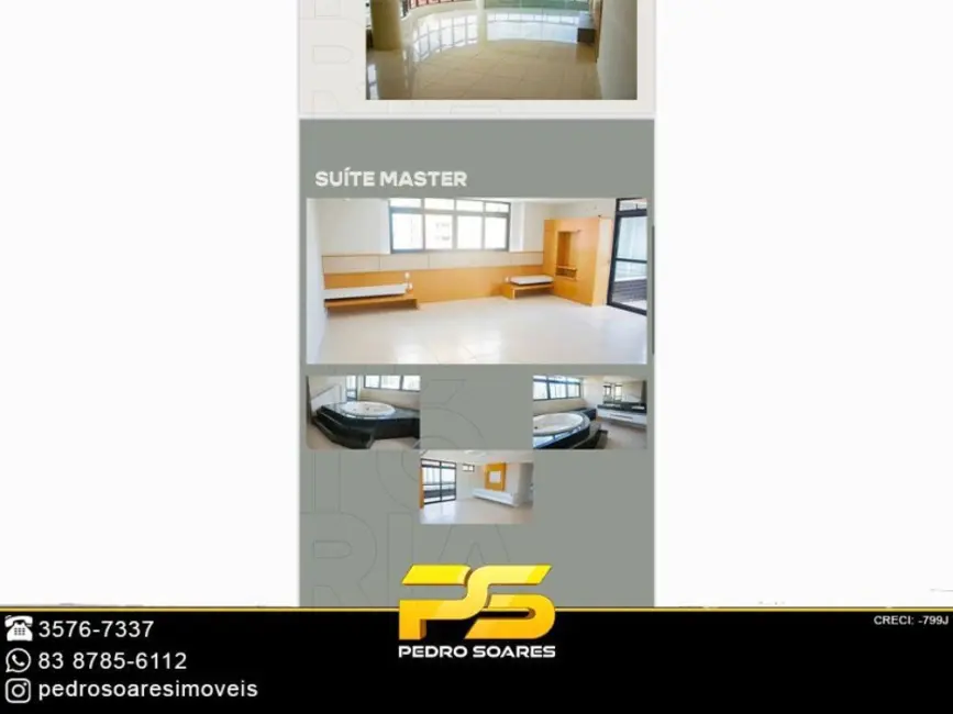 Foto 1 de Apartamento com 3 quartos para alugar, 320m2 em Manaíra, Joao Pessoa - PB