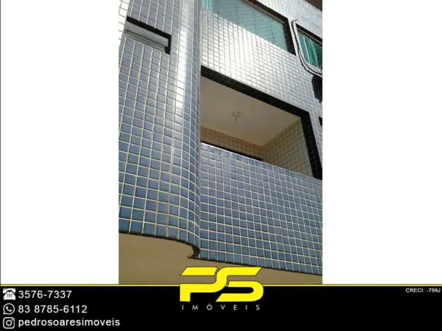 Foto 2 de Apartamento com 3 quartos à venda, 90m2 em Camboinha, Cabedelo - PB