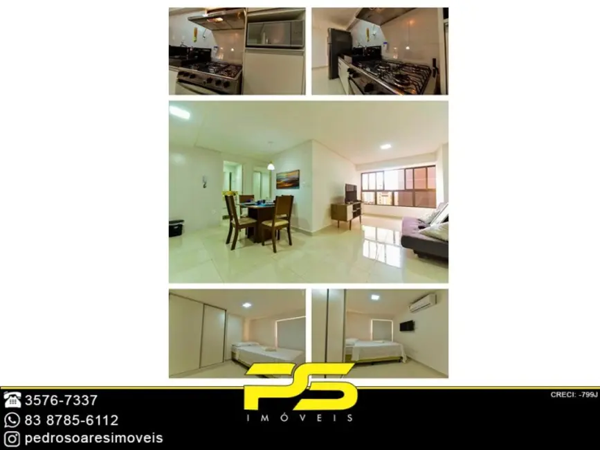 Foto 2 de Apartamento com 2 quartos à venda, 54m2 em Manaíra, Joao Pessoa - PB