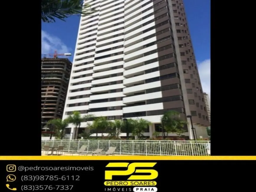 Foto 1 de Apartamento com 3 quartos à venda, 133m2 em Altiplano Cabo Branco, Joao Pessoa - PB