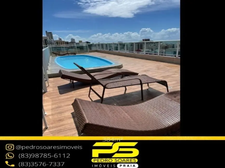 Foto 1 de Loft / Flat com 1 quarto para alugar, 58m2 em Cabo Branco, Joao Pessoa - PB