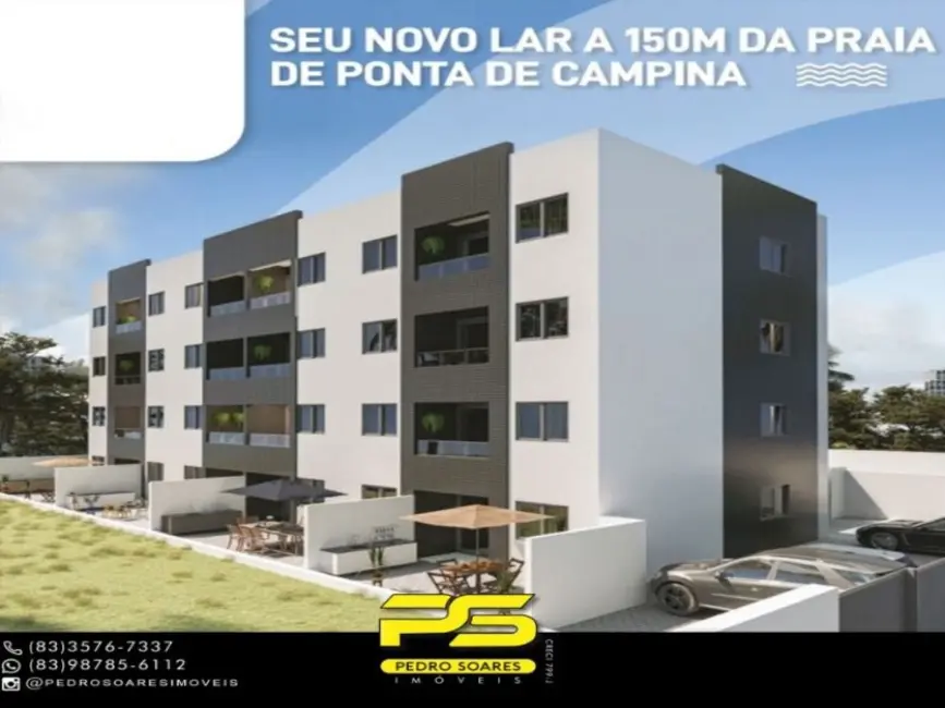 Foto 1 de Apartamento com 2 quartos à venda, 60m2 em Ponta de Campina, Cabedelo - PB