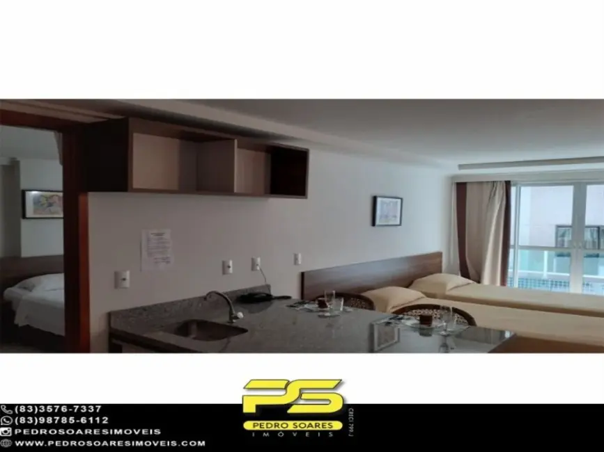 Foto 2 de Apartamento com 2 quartos à venda, 57m2 em Cabo Branco, Joao Pessoa - PB