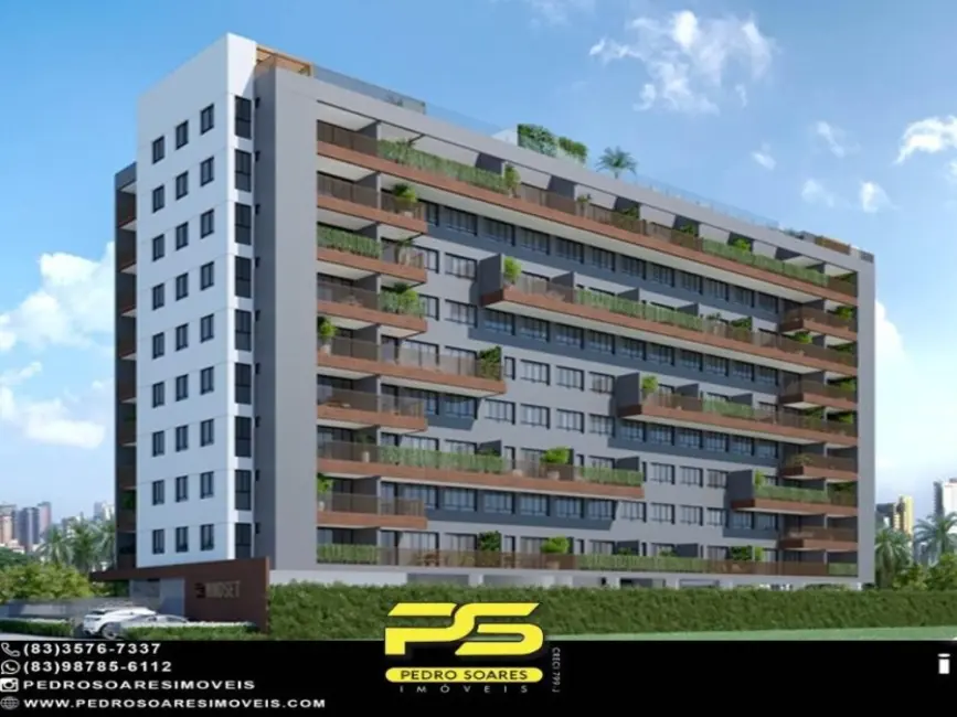 Foto 1 de Apartamento com 1 quarto à venda, 41m2 em Manaíra, Joao Pessoa - PB