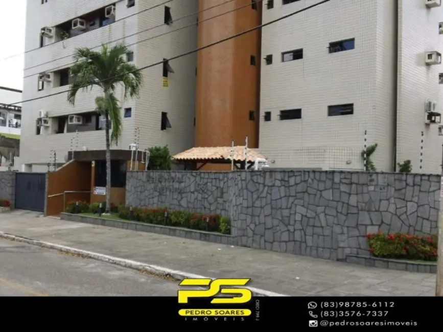 Foto 1 de Apartamento com 3 quartos para alugar, 101m2 em Manaíra, Joao Pessoa - PB