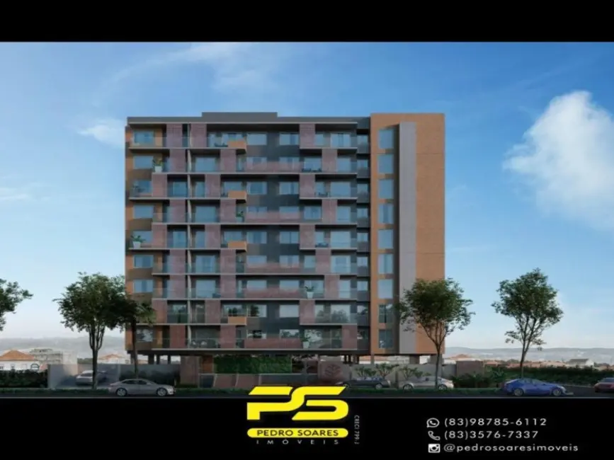Foto 1 de Apartamento com 2 quartos à venda, 61m2 em Intermares, Cabedelo - PB