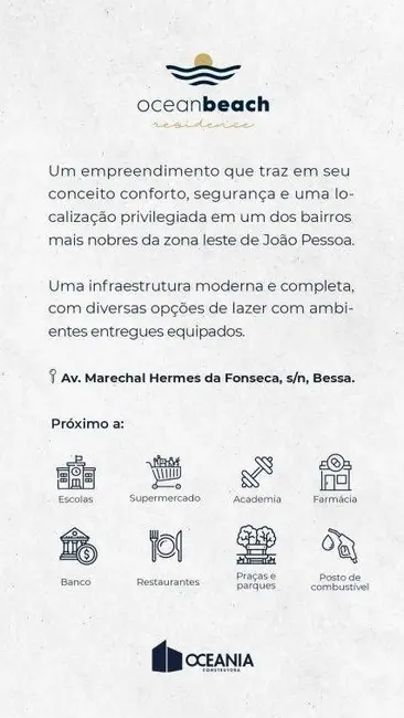 Foto 9 de Apartamento com 3 quartos à venda, 78m2 em Bessa, Joao Pessoa - PB