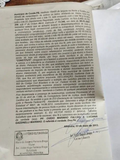 Foto 9 de Casa com 3 quartos à venda, 900m2 em Conde - PB