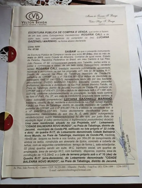 Foto 4 de Casa com 3 quartos à venda, 900m2 em Conde - PB
