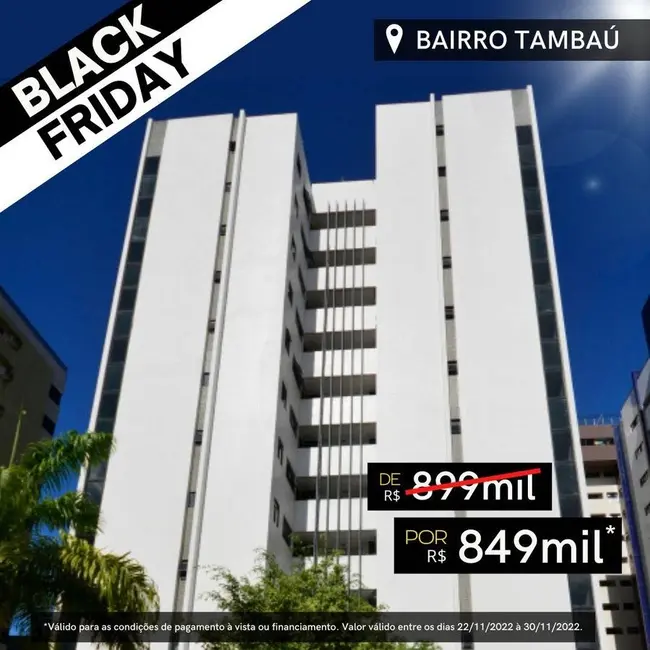 Foto 4 de Apartamento com 3 quartos à venda, 236m2 em Tambaú, Joao Pessoa - PB