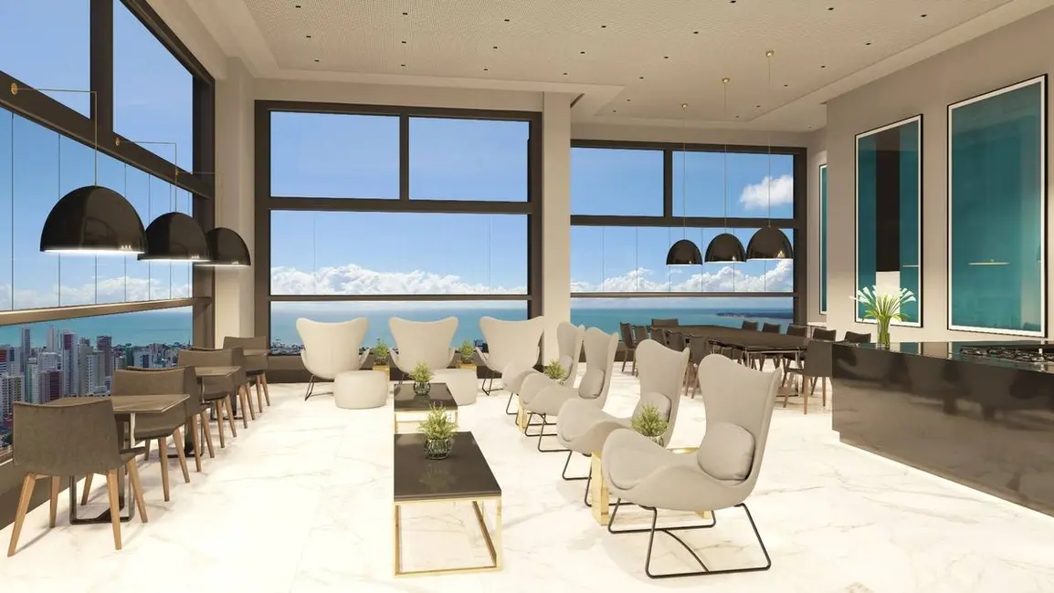 Foto 1 de Apartamento com 3 quartos à venda, 110m2 em Miramar, Joao Pessoa - PB