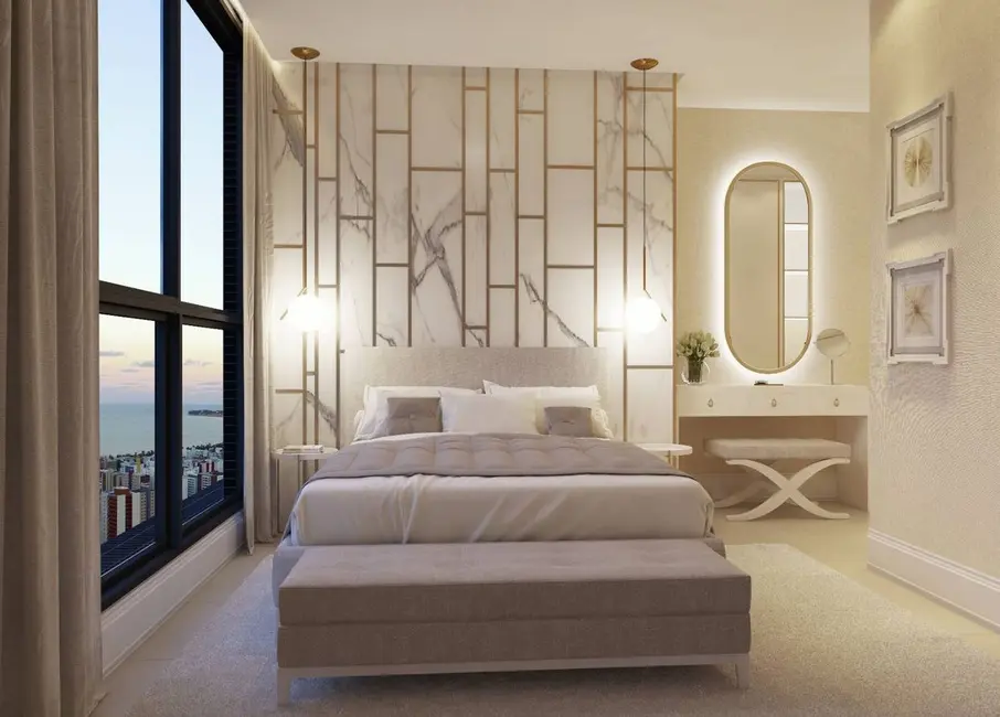 Foto 9 de Apartamento com 3 quartos à venda, 110m2 em Miramar, Joao Pessoa - PB