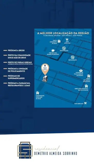 Foto 8 de Apartamento com 2 quartos à venda, 50m2 em João Paulo II, Joao Pessoa - PB