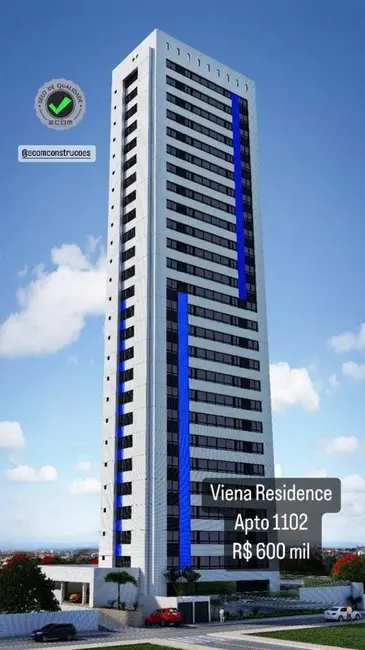 Foto 1 de Apartamento com 3 quartos à venda, 100m2 em Tambauzinho, Joao Pessoa - PB
