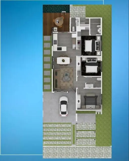 Foto 4 de Casa com 3 quartos à venda, 100m2 em Muçumagro, Joao Pessoa - PB